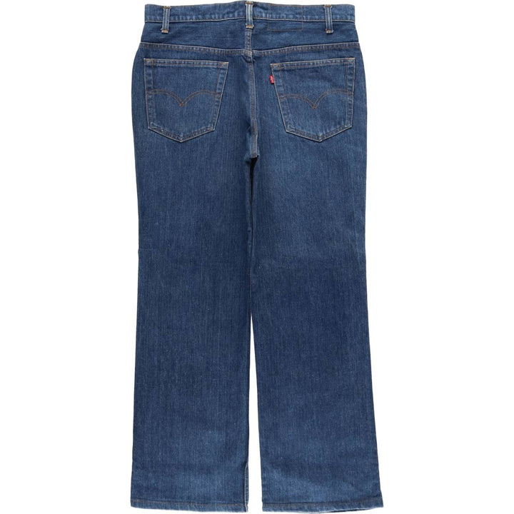 Vintage 1980'S Levi's 517-0217 bootcut denim pants, made in the USA, men's size 35. unclear blue type Vintage Second Hand