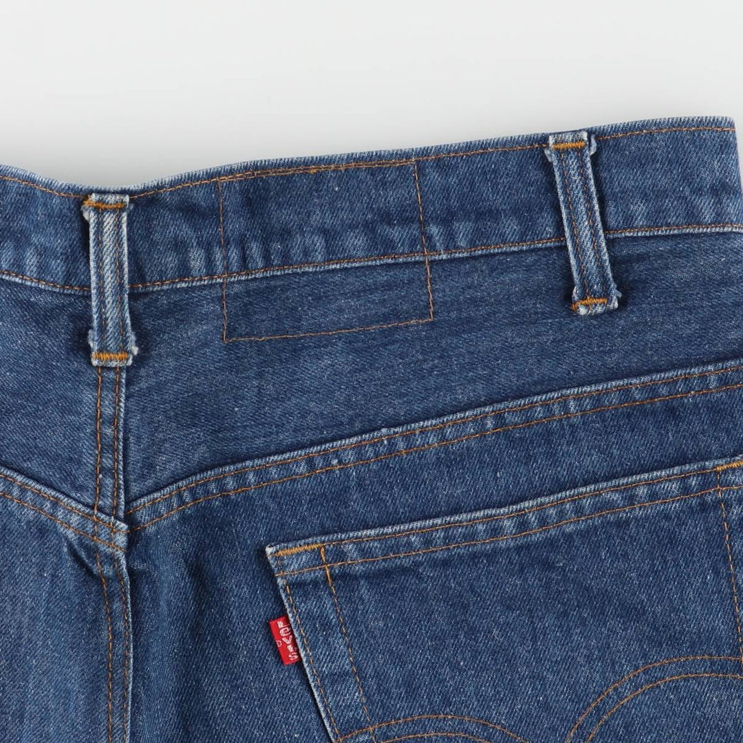 Vintage 1980'S Levi's 517-0217 bootcut denim pants, made in the USA, men's size 35. unclear blue type Vintage Second Hand