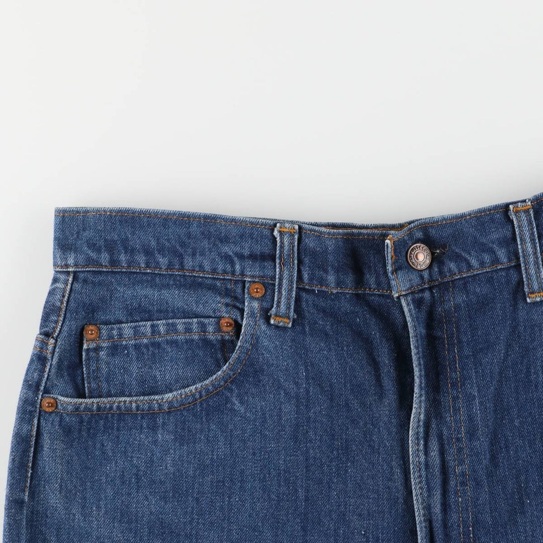 Vintage 1980'S Levi's 517-0217 bootcut denim pants, made in the USA, men's size 35. unclear blue type Vintage Second Hand