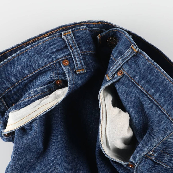 Vintage 1980'S Levi's 517-0217 bootcut denim pants, made in the USA, men's size 35. unclear blue type Vintage Second Hand