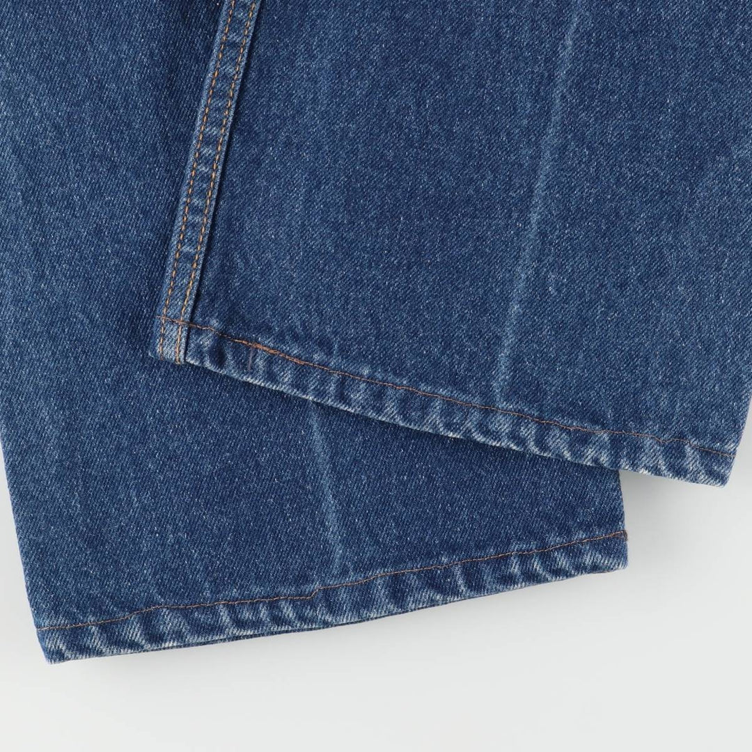 90'S Levi's 517 20517-0217 Orange Tab Bootcut Denim Pants, Made in USA, Men's Size W32, Vintage cotton Navy blue Vintage Second Hand