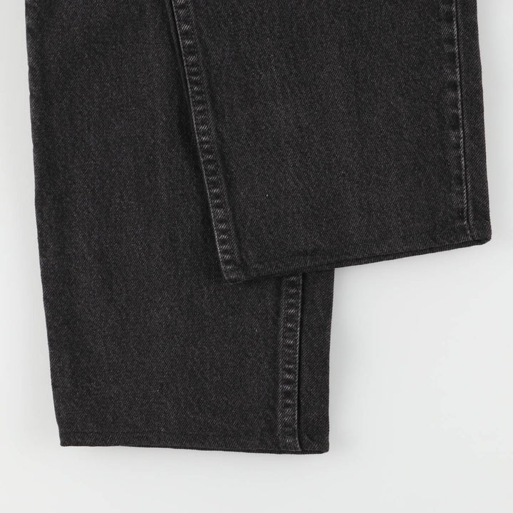 90'S Levi's 550 Relaxed Fit Tapered Leg Black Denim Pants, Men's, Vintage, Size W31 cotton black type Vintage Second Hand