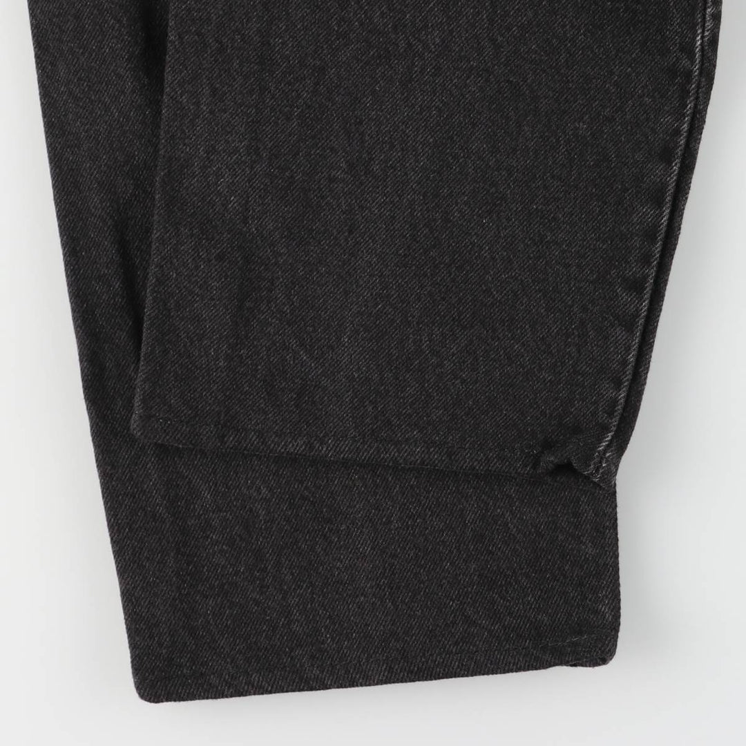 90'S Levi's 550 Relaxed Fit Tapered Leg Black Denim Pants, Men's, Vintage, Size W31 cotton black type Vintage Second Hand