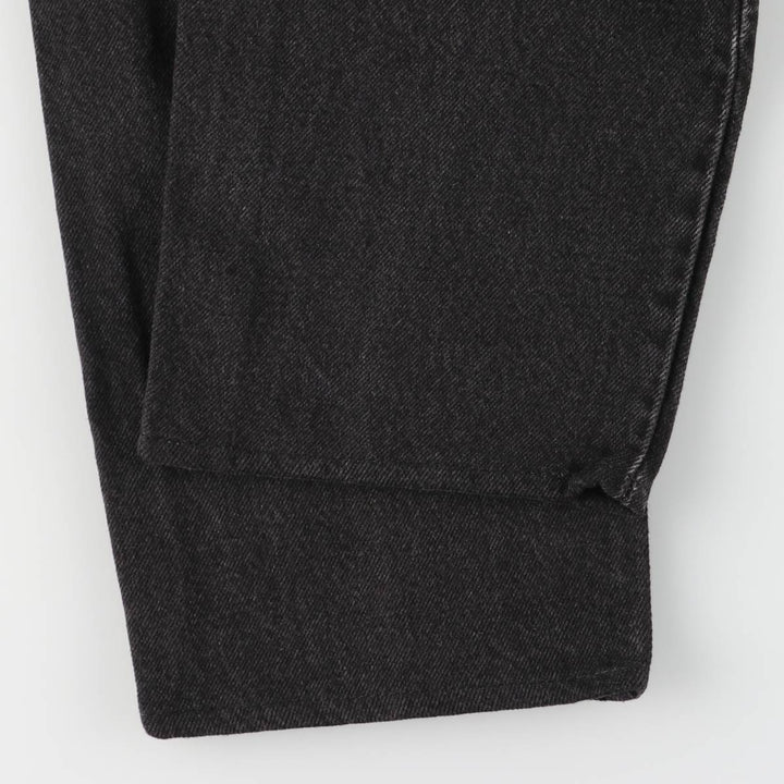 90'S Levi's 550 Relaxed Fit Tapered Leg Black Denim Pants, Men's, Vintage, Size W31 cotton black type Vintage Second Hand