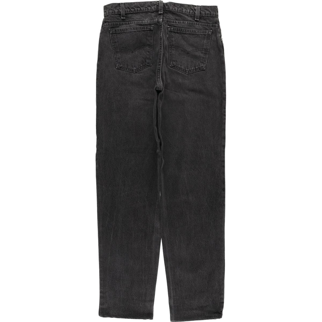 90s-00'S Levi's 40550-4159 Black Denim Tapered Denim Pants, Made in the USA, Men's Size W32, Vintage cotton black type Vintage Second Hand