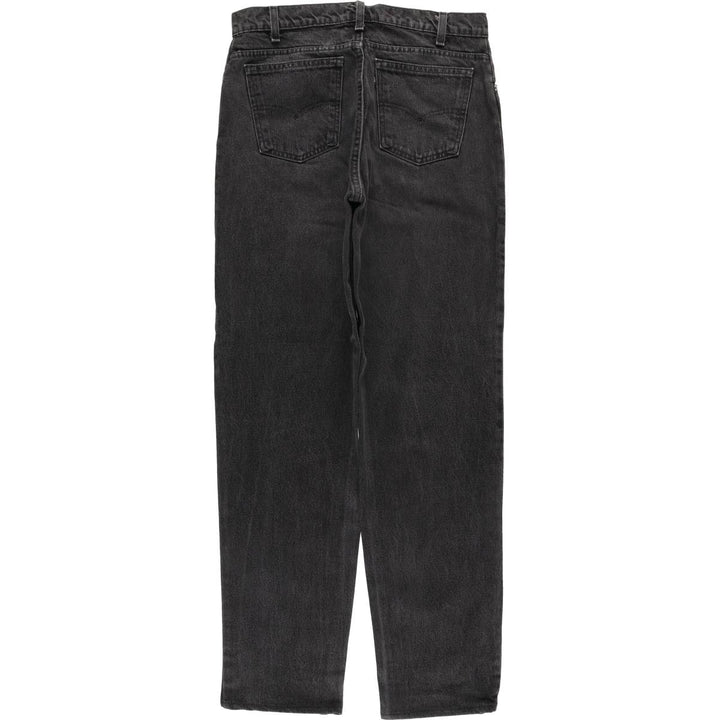 90s-00'S Levi's 40550-4159 Black Denim Tapered Denim Pants, Made in the USA, Men's Size W32, Vintage cotton black type Vintage Second Hand