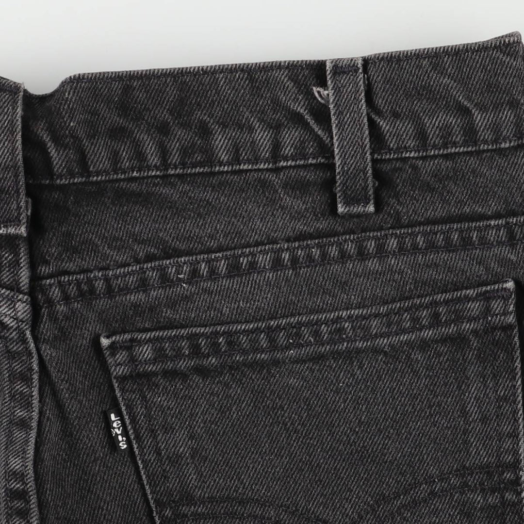 90s-00'S Levi's 40550-4159 Black Denim Tapered Denim Pants, Made in the USA, Men's Size W32, Vintage cotton black type Vintage Second Hand