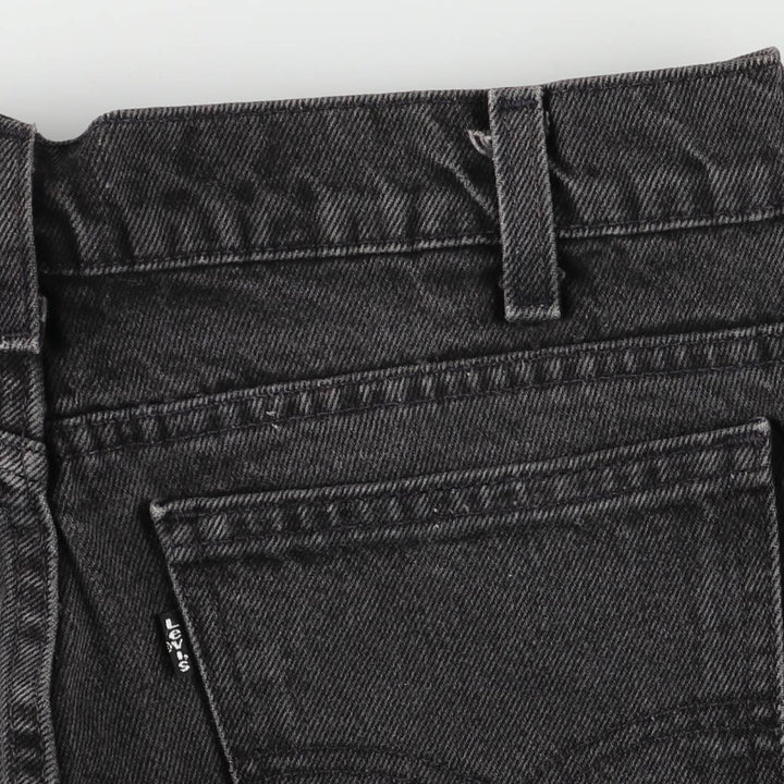90s-00'S Levi's 40550-4159 Black Denim Tapered Denim Pants, Made in the USA, Men's Size W32, Vintage cotton black type Vintage Second Hand