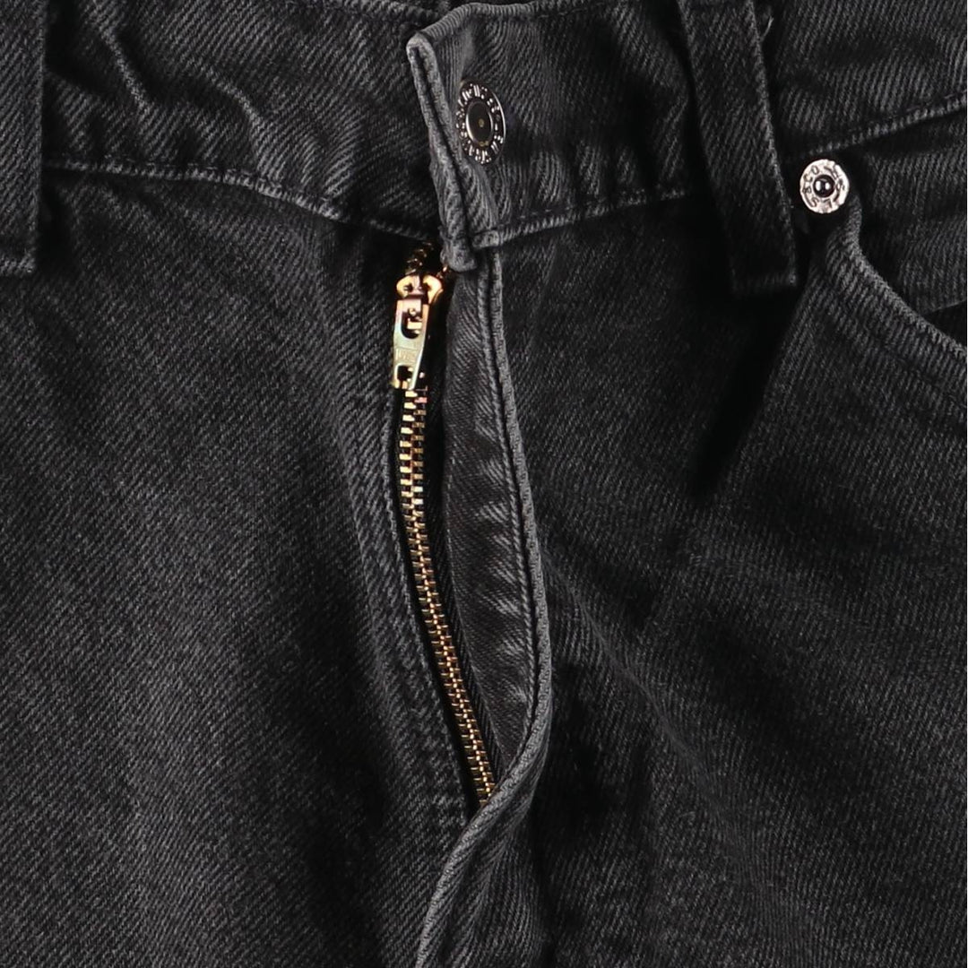 90s-00'S Levi's 40550-4159 Black Denim Tapered Denim Pants, Made in the USA, Men's Size W32, Vintage cotton black type Vintage Second Hand