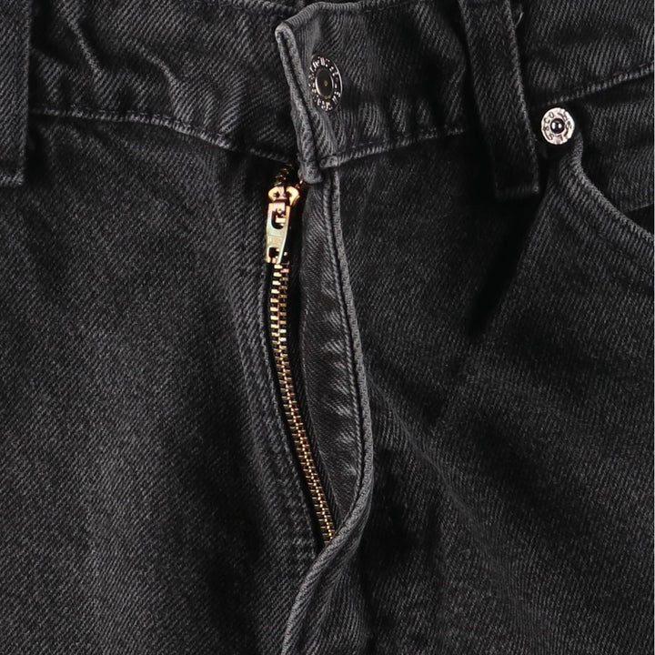90s-00'S Levi's 40550-4159 Black Denim Tapered Denim Pants, Made in the USA, Men's Size W32, Vintage cotton black type Vintage Second Hand