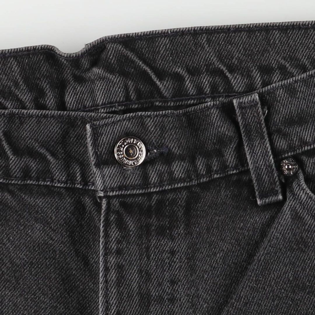 90s-00'S Levi's 40550-4159 Black Denim Tapered Denim Pants, Made in the USA, Men's Size W32, Vintage cotton black type Vintage Second Hand