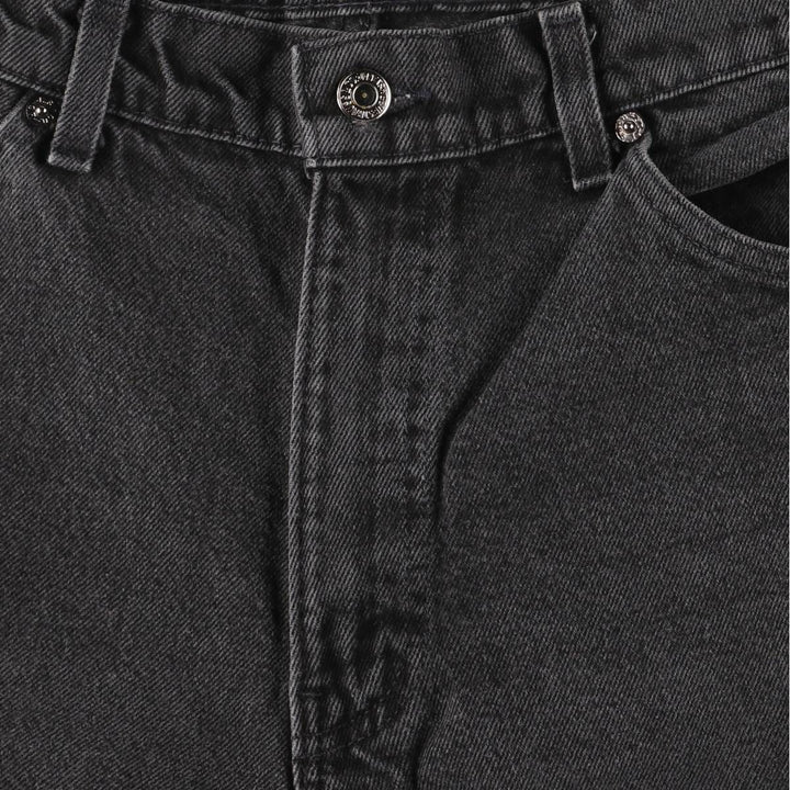 90s-00'S Levi's 40550-4159 Black Denim Tapered Denim Pants, Made in the USA, Men's Size W32, Vintage cotton black type Vintage Second Hand