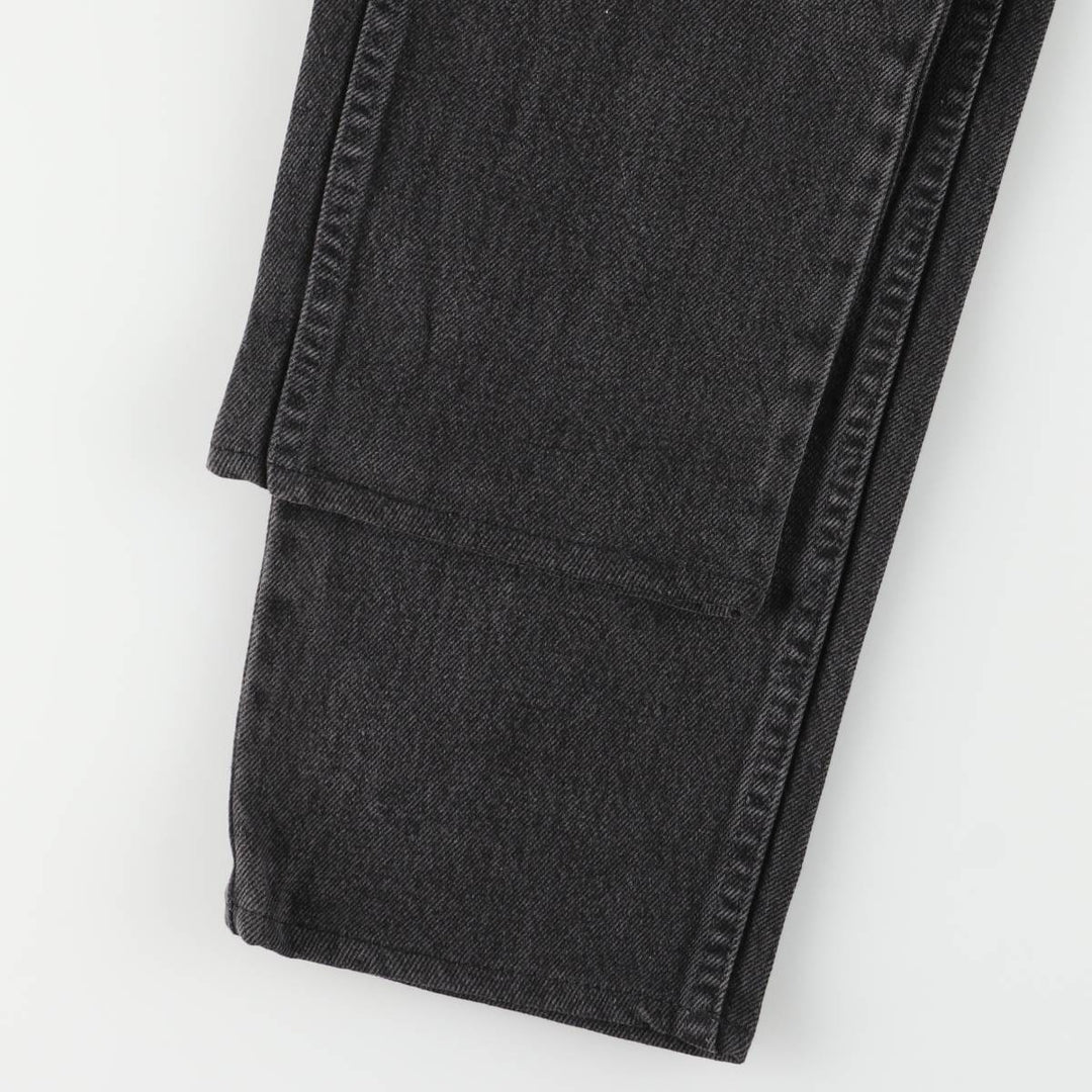 90s-00'S Levi's 40550-4159 Black Denim Tapered Denim Pants, Made in the USA, Men's Size W32, Vintage cotton black type Vintage Second Hand