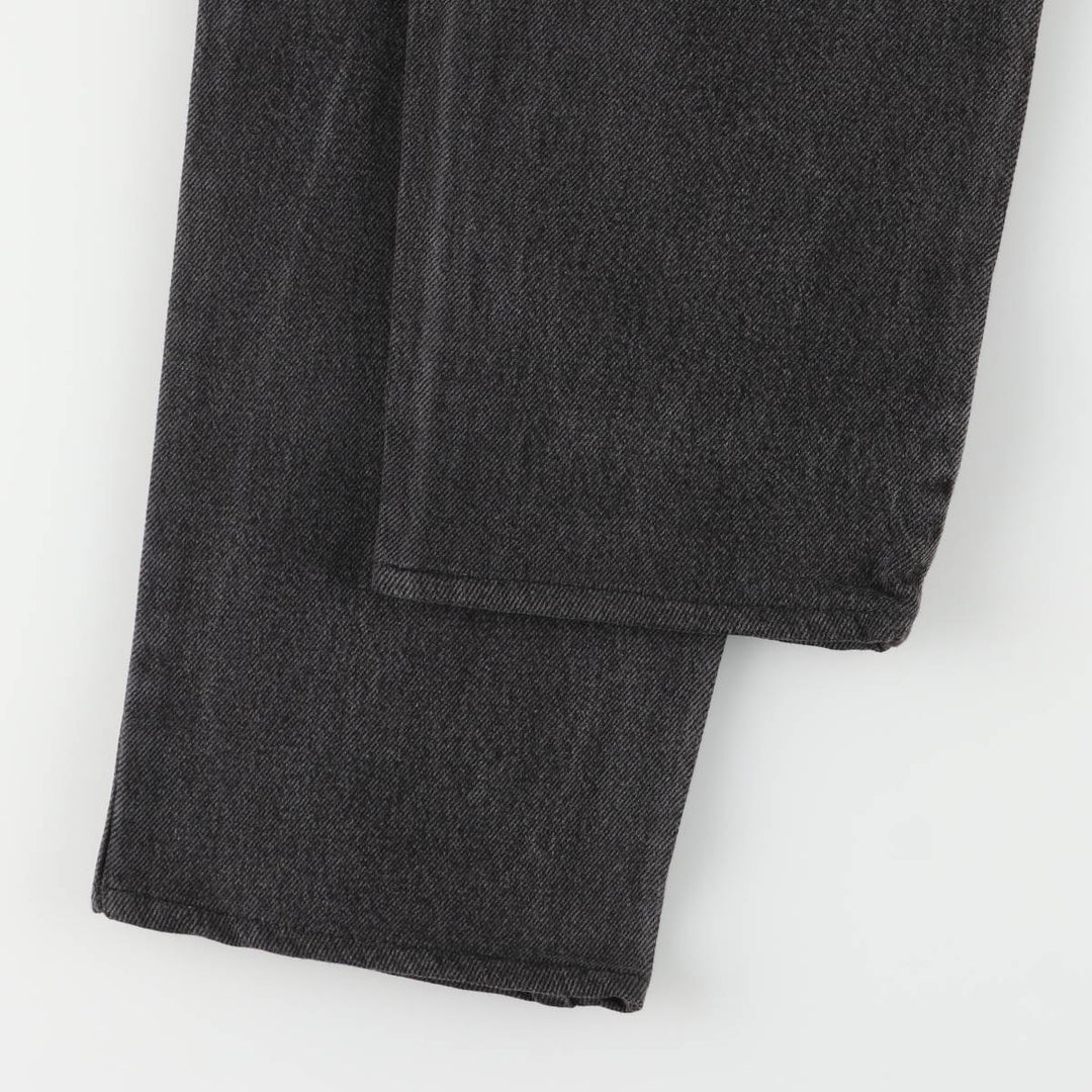 90s-00'S Levi's 40550-4159 Black Denim Tapered Denim Pants, Made in the USA, Men's Size W32, Vintage cotton black type Vintage Second Hand