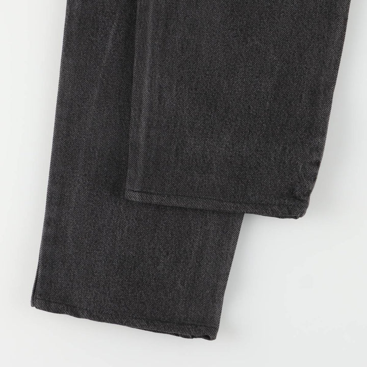 90s-00'S Levi's 40550-4159 Black Denim Tapered Denim Pants, Made in the USA, Men's Size W32, Vintage cotton black type Vintage Second Hand