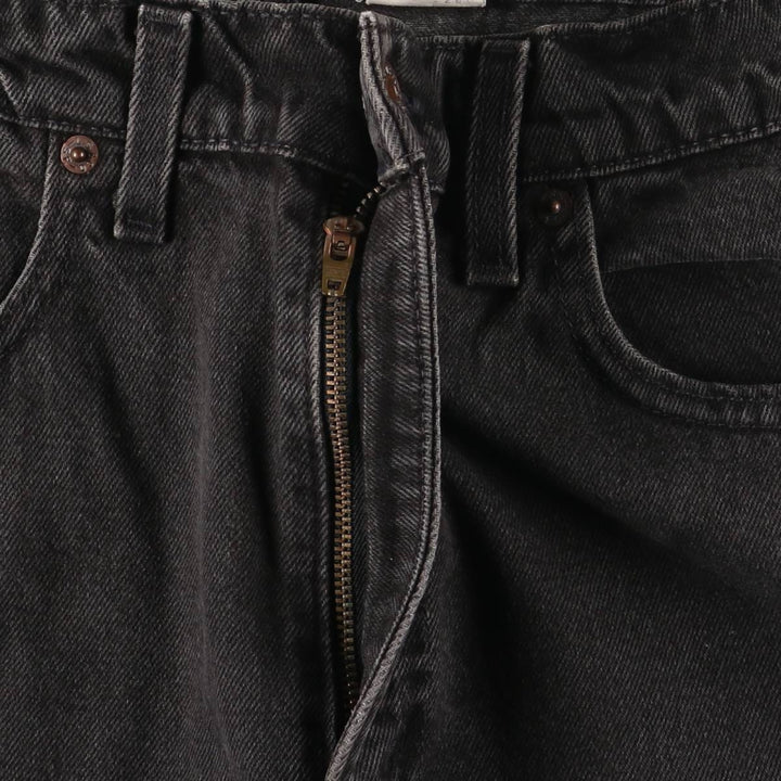 90'S Levi's 550 Relaxed Fit Tapered Leg Black Denim Pants, Men's, Vintage, Size W30 cotton black type Vintage Second Hand