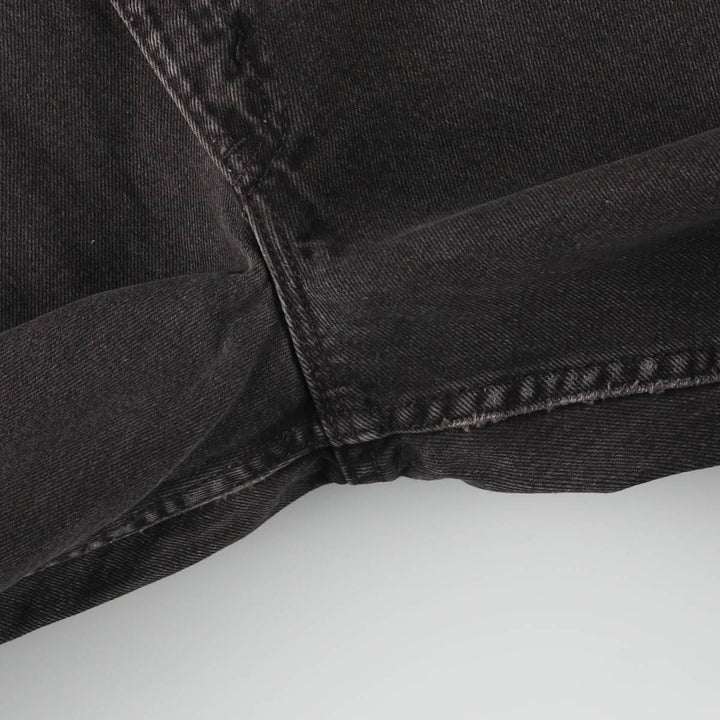 90'S Levi's 550 Relaxed Fit Tapered Leg Black Denim Pants, Men's, Vintage, Size W30 cotton black type Vintage Second Hand