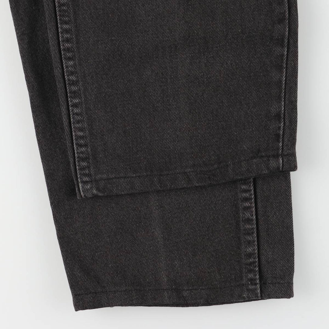 90'S Levi's 550 Relaxed Fit Tapered Leg Black Denim Pants, Men's, Vintage, Size W30 cotton black type Vintage Second Hand