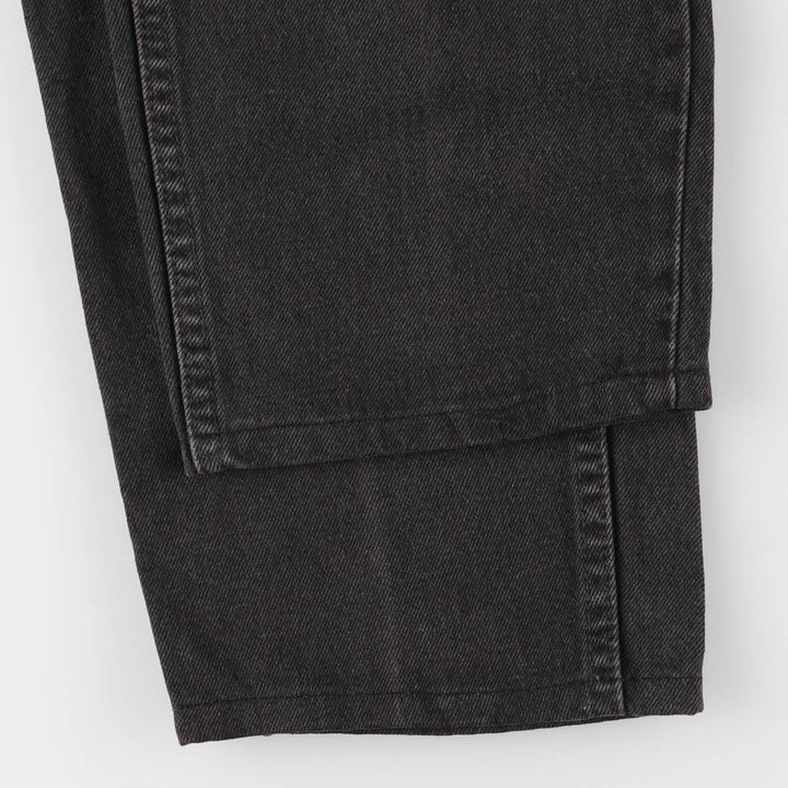 90'S Levi's 550 Relaxed Fit Tapered Leg Black Denim Pants, Men's, Vintage, Size W30 cotton black type Vintage Second Hand