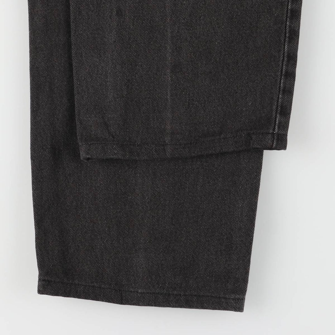90'S Levi's 550 Relaxed Fit Tapered Leg Black Denim Pants, Men's, Vintage, Size W30 cotton black type Vintage Second Hand