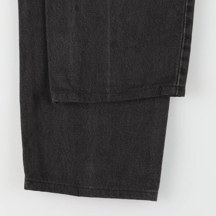 90'S Levi's 550 Relaxed Fit Tapered Leg Black Denim Pants, Men's, Vintage, Size W30 cotton black type Vintage Second Hand
