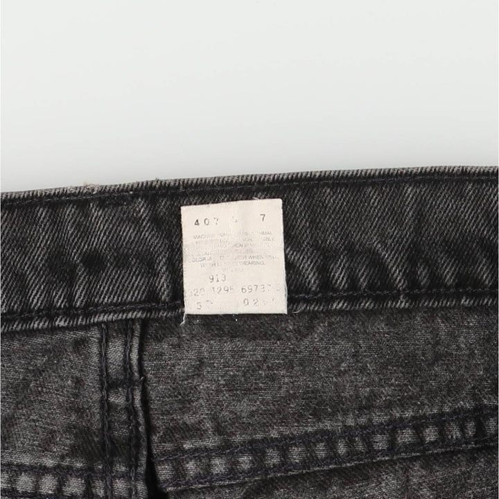 90'S Levi's 550 Relaxed Fit Tapered Leg Black Denim Pants, Men's, Vintage, Size W33 cotton black type Vintage Second Hand