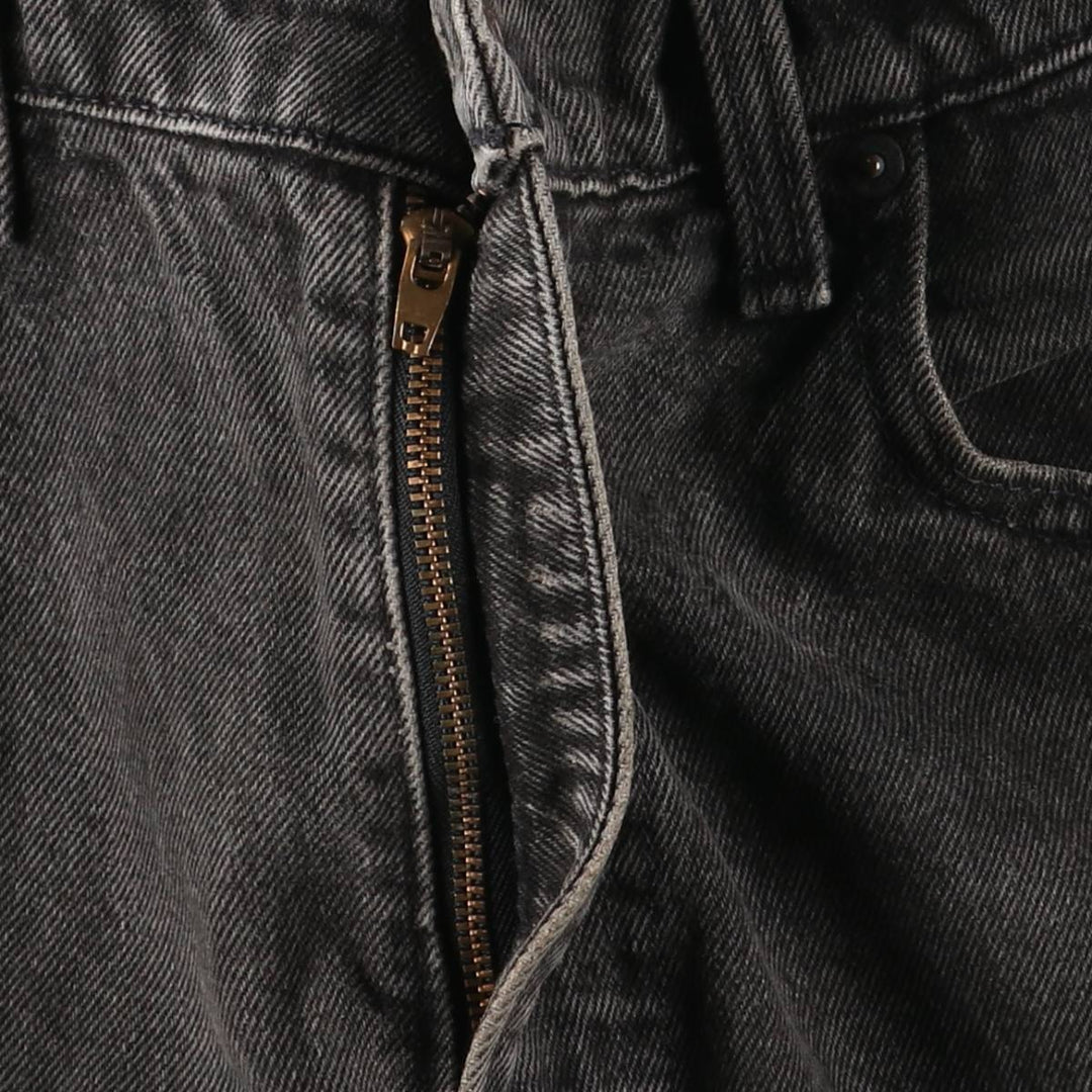 90'S Levi's 550 Relaxed Fit Tapered Leg Black Denim Pants, Men's, Vintage, Size W33 cotton black type Vintage Second Hand