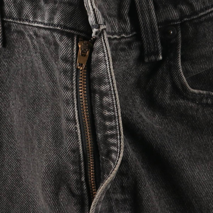 90'S Levi's 550 Relaxed Fit Tapered Leg Black Denim Pants, Men's, Vintage, Size W33 cotton black type Vintage Second Hand