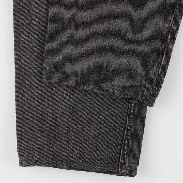 90'S Levi's 550 Relaxed Fit Tapered Leg Black Denim Pants, Men's, Vintage, Size W33 cotton black type Vintage Second Hand