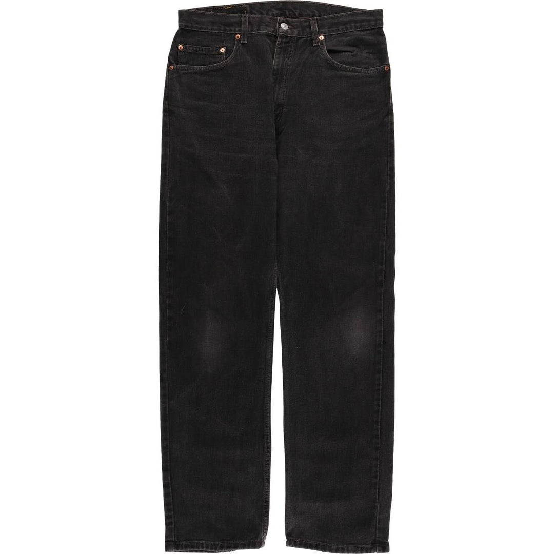 2000'S Levi's 505-0260 Regular Fit Tapered Denim Pants, Men's, Size 34 cotton black type Vintage Second Hand