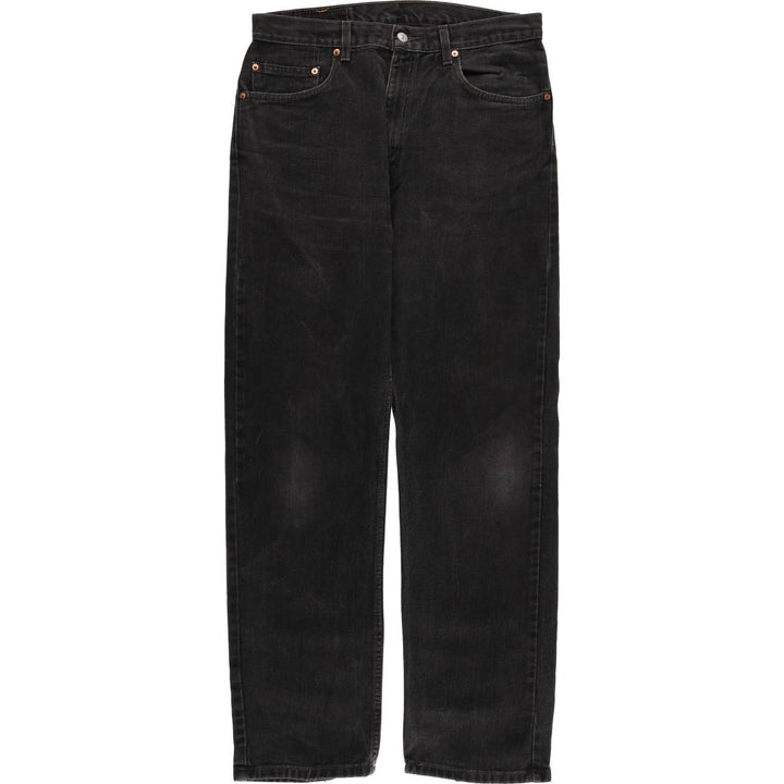 2000'S Levi's 505-0260 Regular Fit Tapered Denim Pants, Men's, Size 34 cotton black type Vintage Second Hand
