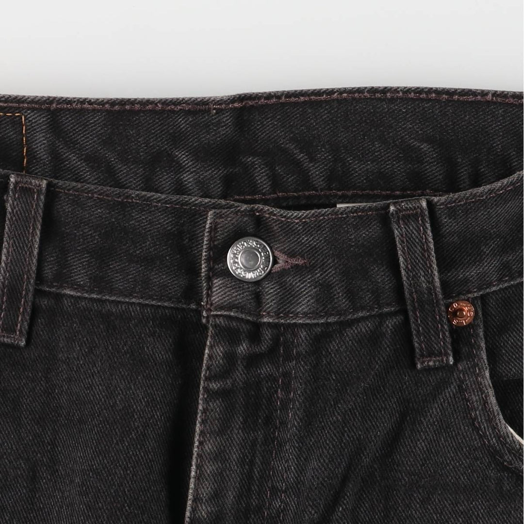 2000'S Levi's 505-0260 Regular Fit Tapered Denim Pants, Men's, Size 34 cotton black type Vintage Second Hand