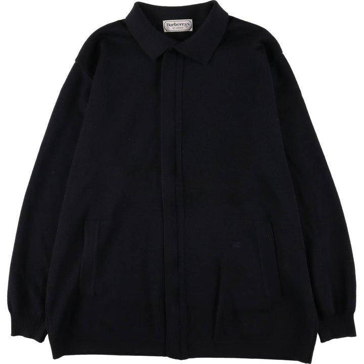 Burberry's BURBERRYS OF LONDON wool jacket, men's size L wool navy blue type Vintage Second Hand