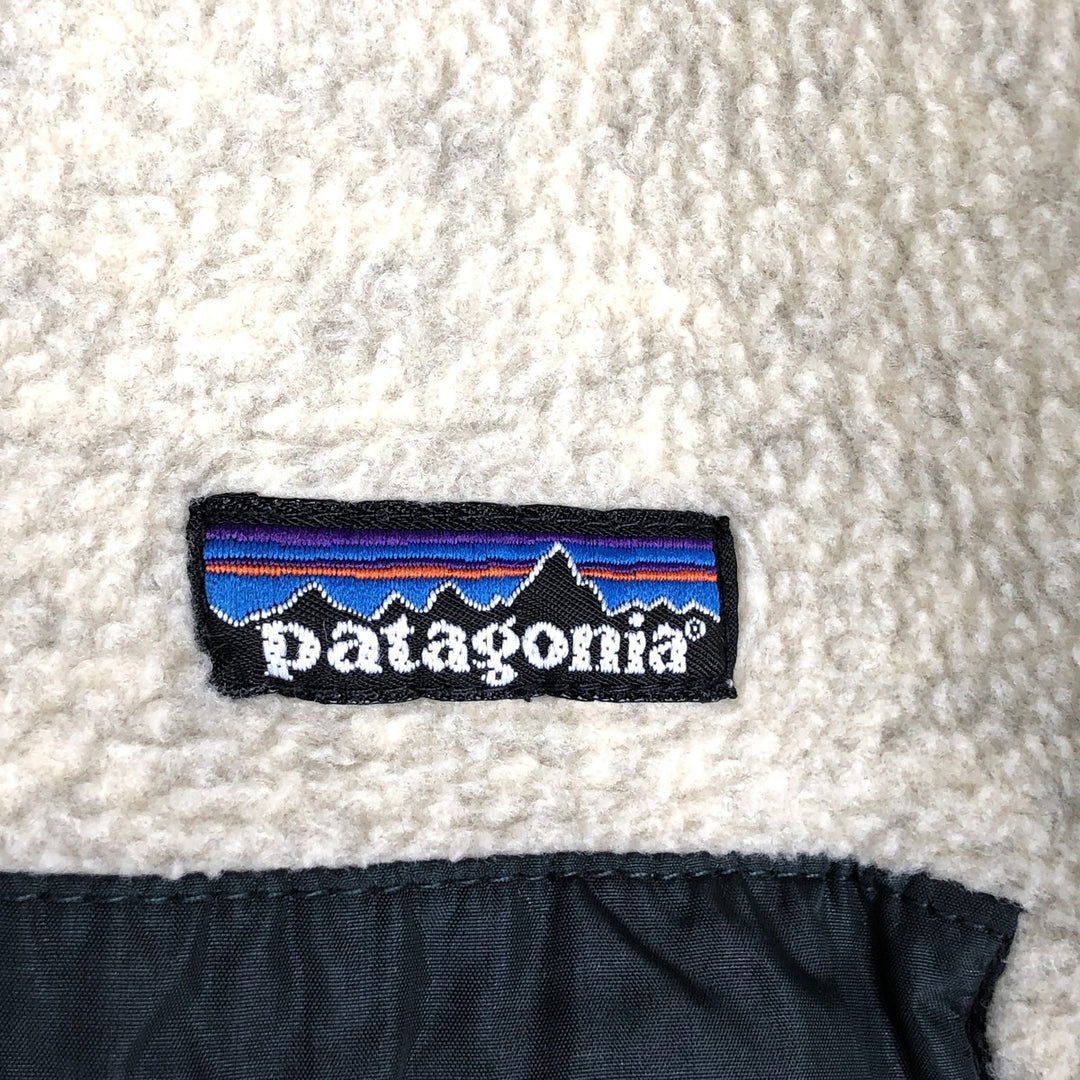 90'S Patagonia Synchilla Snap-T 25450S6 Half-Snap Fleece Pullover, Men's Size L polyester Beige type Vintage Second Hand