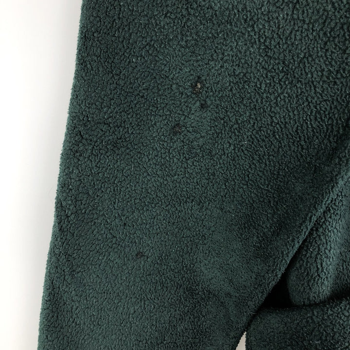 90'S Patagonia Synchilla Snap-T 25450S98 Half-Snap Fleece Pullover, Men's Size L, Vintage unclear Green type dark green Vintage Second Hand