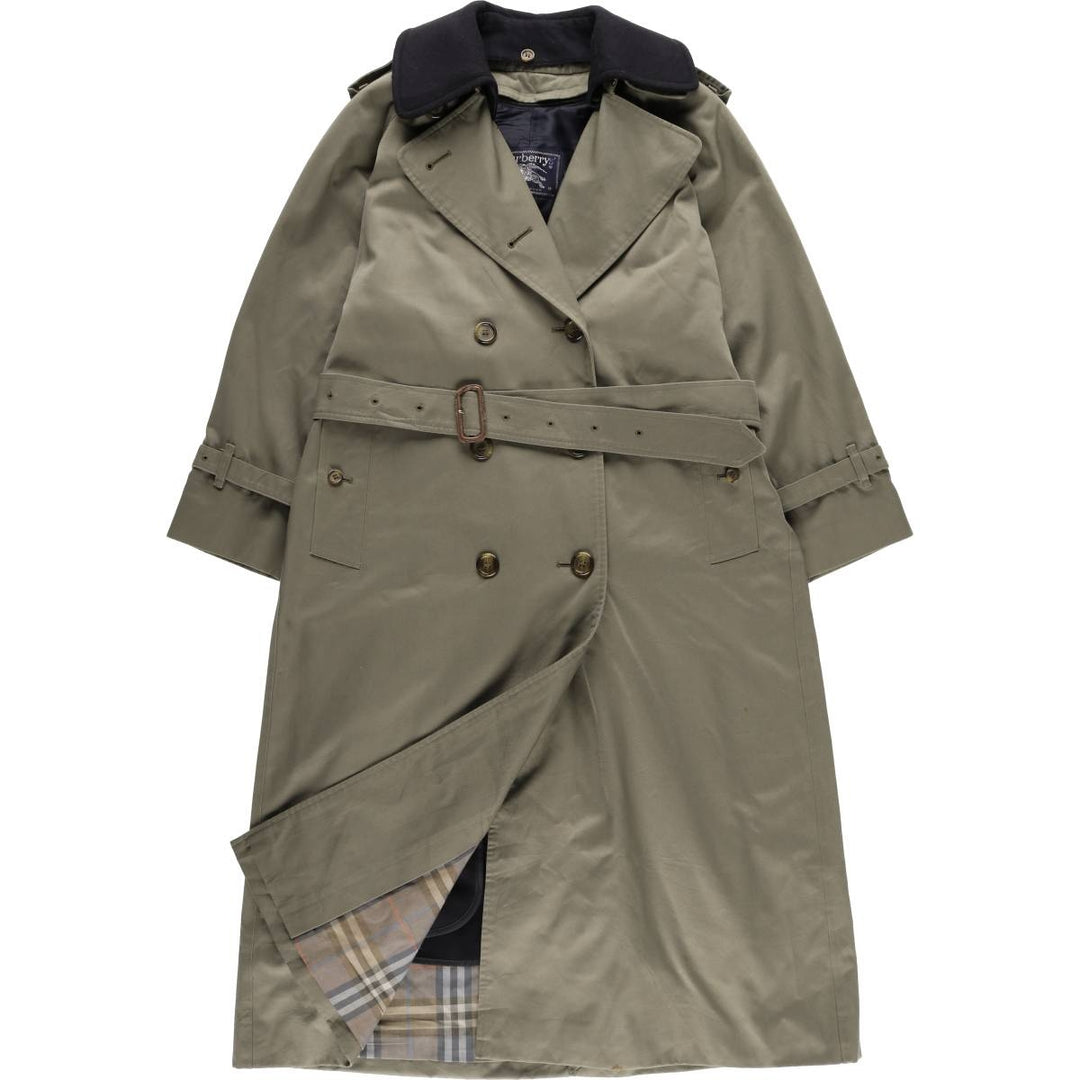 Burberry's trench coat, women's size S cotton Khaki type Vintage Second Hand