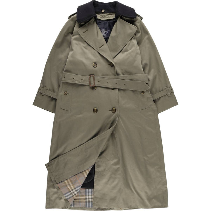 Burberry's trench coat, women's size S cotton Khaki type Vintage Second Hand