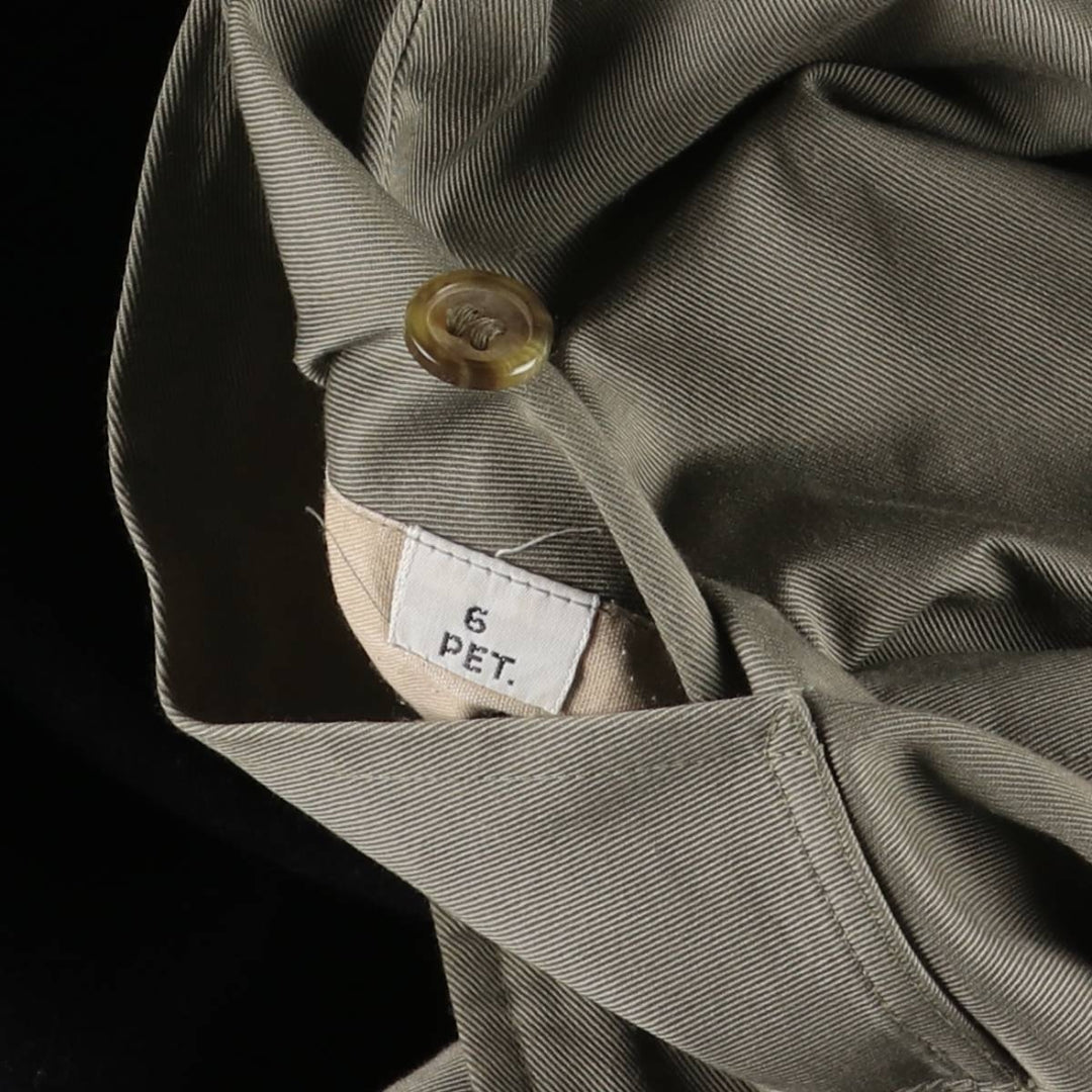 Burberry's trench coat, women's size S cotton Khaki type Vintage Second Hand