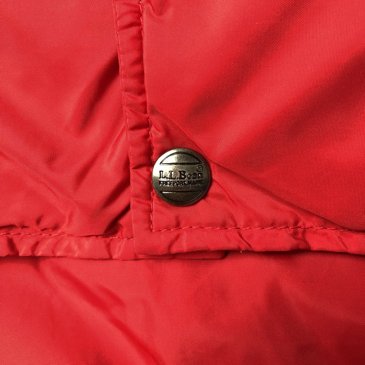 Vintage LLBean goose down vest from the 1980'S to 1990s, made in the USA, men's size XL Nylon red type Vintage Second Hand