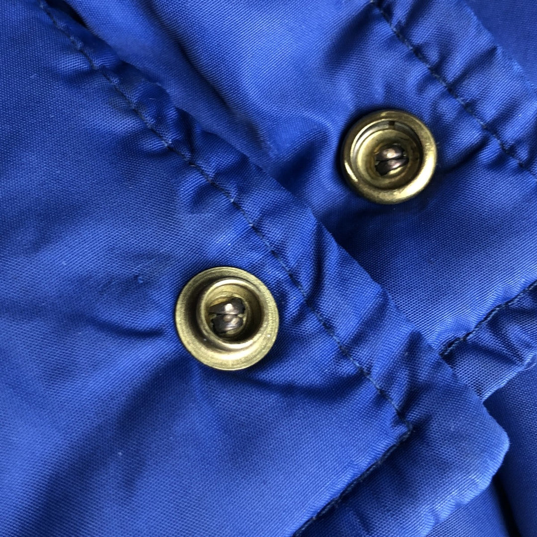 Vintage LLBean goose down vest from the 1970'S to 1980s, made in the USA, size L, men's. Nylon blue type Vintage Second Hand