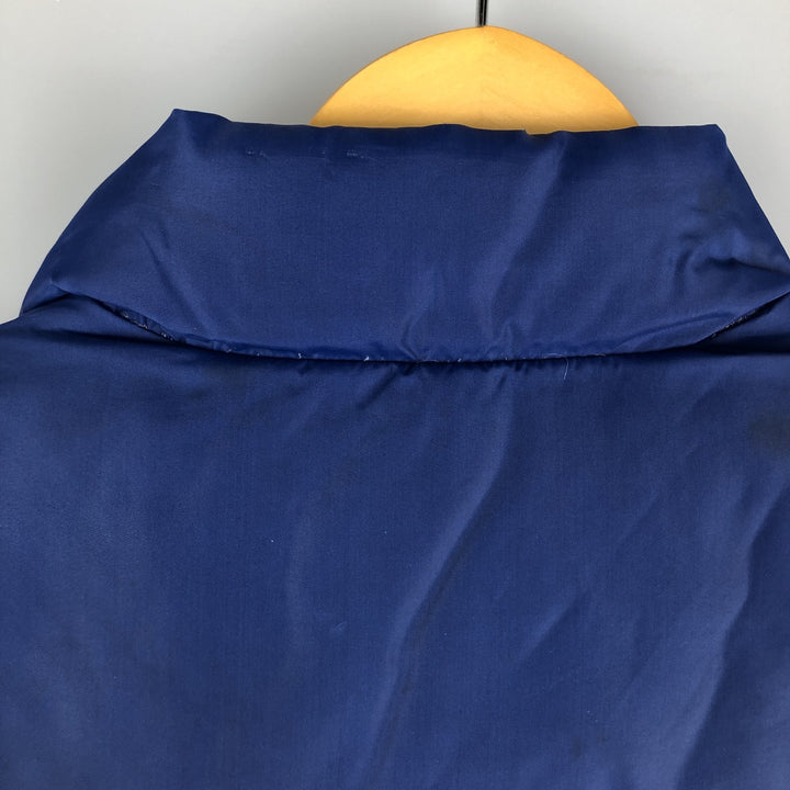 Vintage LLBean goose down vest from the 1970'S to 1980s, made in the USA, size L, men's. Nylon blue type Vintage Second Hand