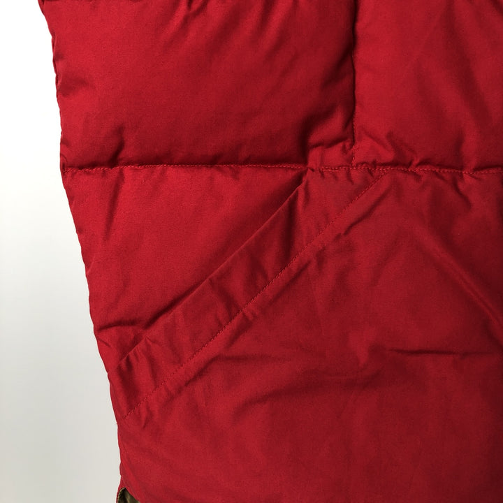 Vintage 80s-90'S Eddie Bauer reversible goose down vest with black tag, size M, men's polyester Beige type Vintage Second Hand