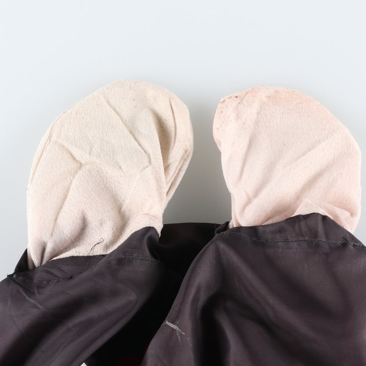 80s-90'S Chalk Line Chicago Bulls Nylon Varsity Jacket, Made in USA, Men's XL polyester red type Vintage Second Hand