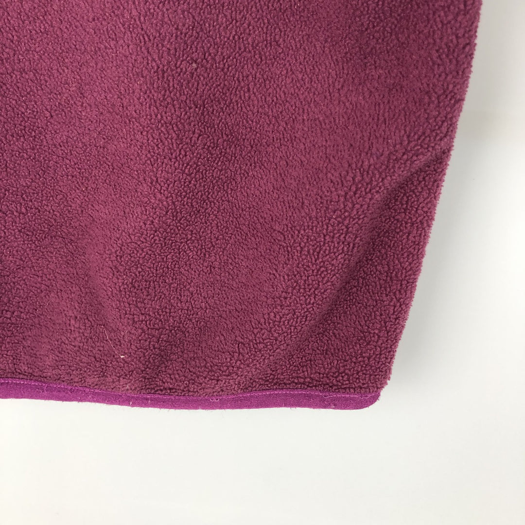 2000'S Patagonia Synchilla Snap-T 25450F4 Half-Snap Fleece Pullover, Men's Size Medium polyester Purple type red-purple Vintage Second Hand