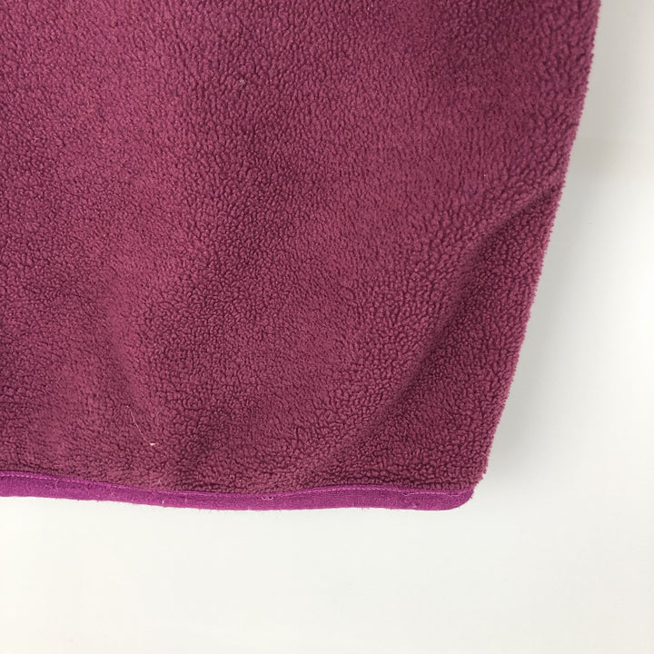 2000'S Patagonia Synchilla Snap-T 25450F4 Half-Snap Fleece Pullover, Men's Size Medium polyester Purple type red-purple Vintage Second Hand