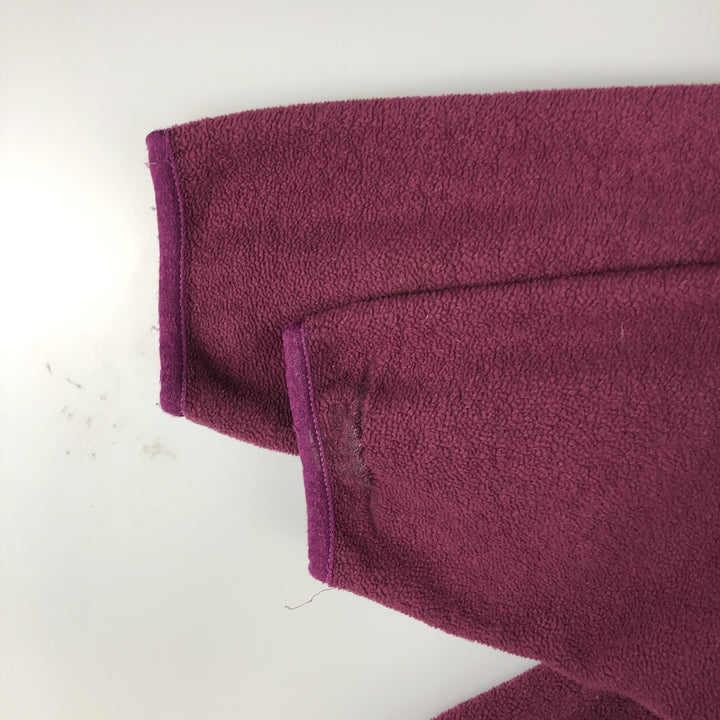 2000'S Patagonia Synchilla Snap-T 25450F4 Half-Snap Fleece Pullover, Men's Size Medium polyester Purple type red-purple Vintage Second Hand