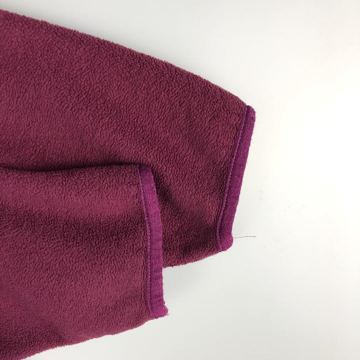 2000'S Patagonia Synchilla Snap-T 25450F4 Half-Snap Fleece Pullover, Men's Size Medium polyester Purple type red-purple Vintage Second Hand