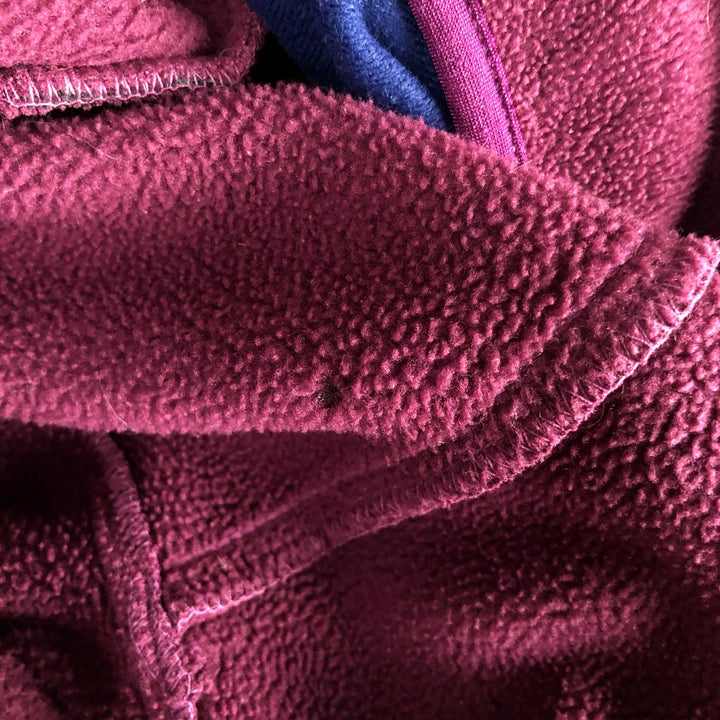 2000'S Patagonia Synchilla Snap-T 25450F4 Half-Snap Fleece Pullover, Men's Size Medium polyester Purple type red-purple Vintage Second Hand