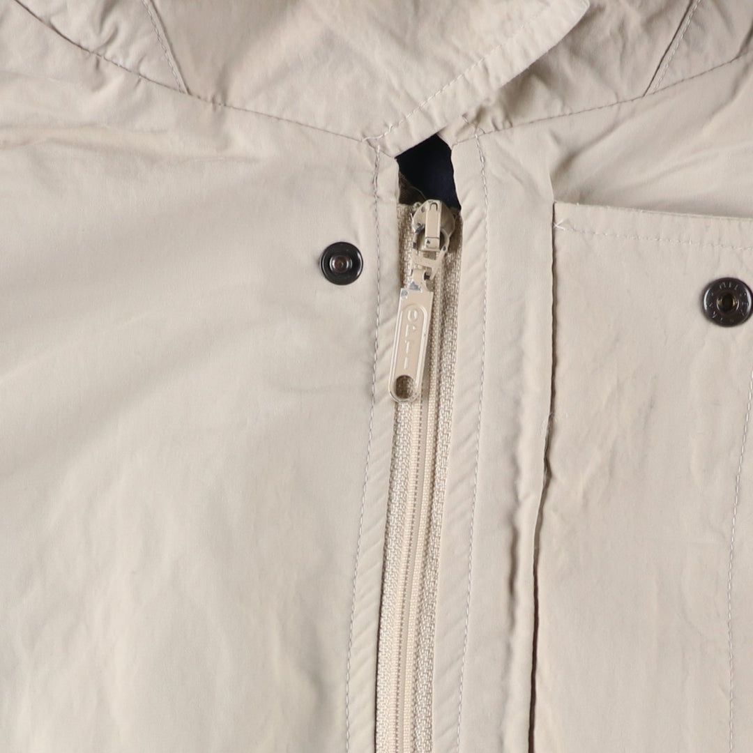 Burberry's zip-up jacket, made in the UK, men's size XL polyamide Beige type Vintage Second Hand