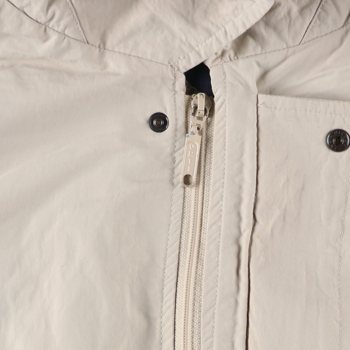 Burberry's zip-up jacket, made in the UK, men's size XL polyamide Beige type Vintage Second Hand